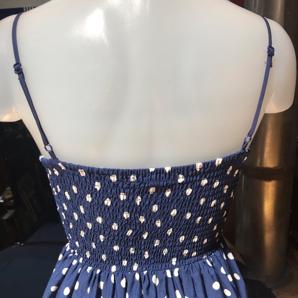 Blue polka dot dress by Delia*s.  Small. - Picture 3 of 6
